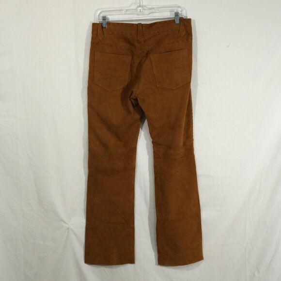 Vintage Old Gringo Suede Leather Pants — Brown, Bootcut, US 6 (33”) - Picture 7 of 10